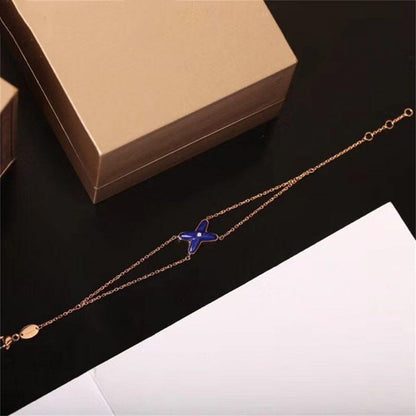 [Royal Top]Hollow Design Four-Leaf Clover Flower Shape Ring