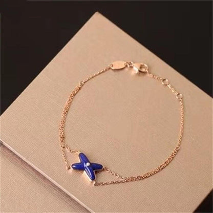 [Royal Top]Hollow Design Four-Leaf Clover Flower Shape Ring