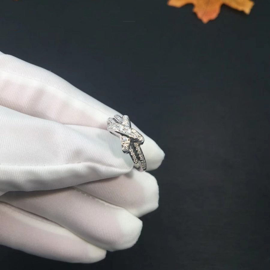 [Royal Top]JEUX DE SILVER DIAMOND RING