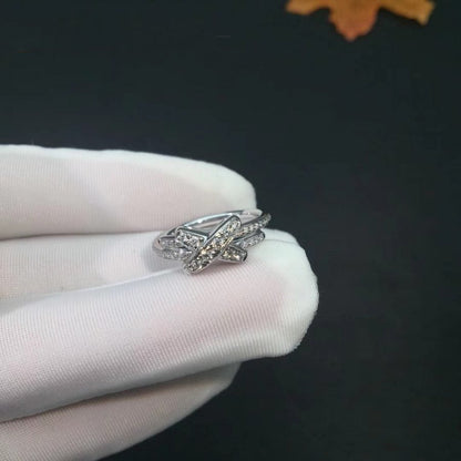 [Royal Top]JEUX DE SILVER DIAMOND RING