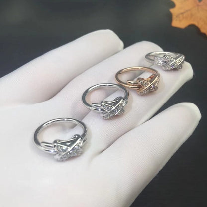 [Royal Top]JEUX DE SILVER DIAMOND RING