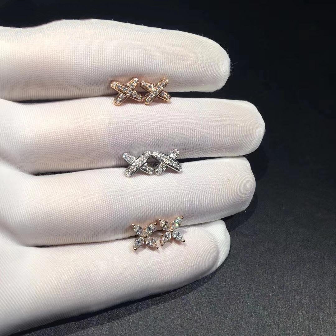 [Royal Top]JEUX DE DIAMOND EARRINGS