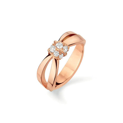 [Royal Top]LIENS RING PINK GOLD DIAMOND