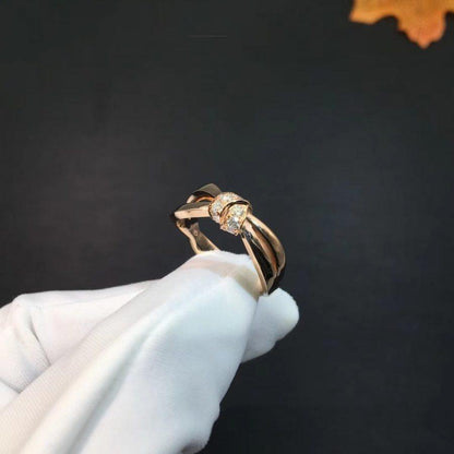 [Royal Top]LIENS RING PINK GOLD DIAMOND