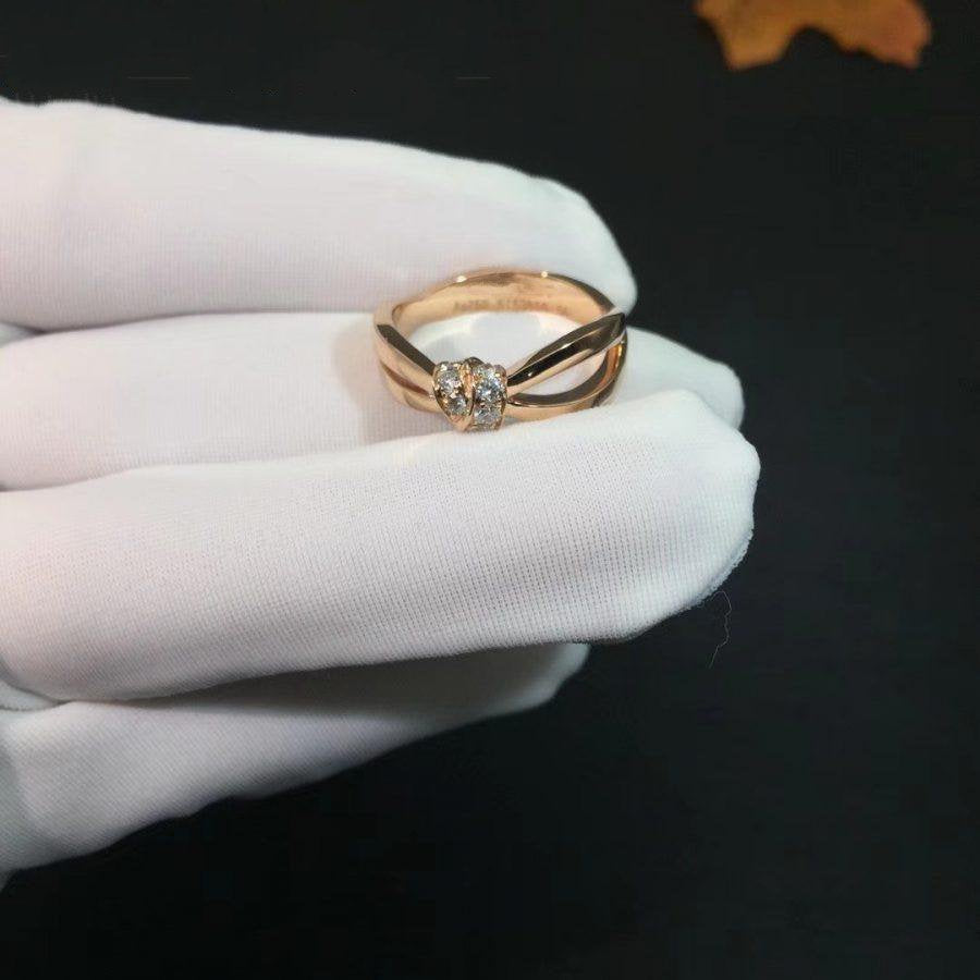 [Royal Top]LIENS RING PINK GOLD DIAMOND
