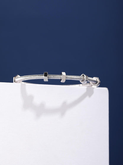 [Royal Top jewelrys]CT THREADED BRACELET
