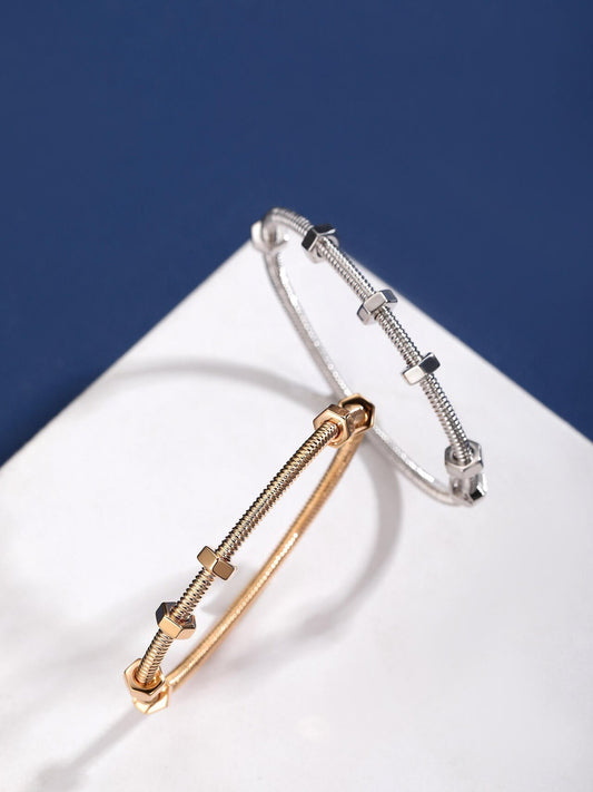 [Royal Top jewelrys]CT THREADED BRACELET