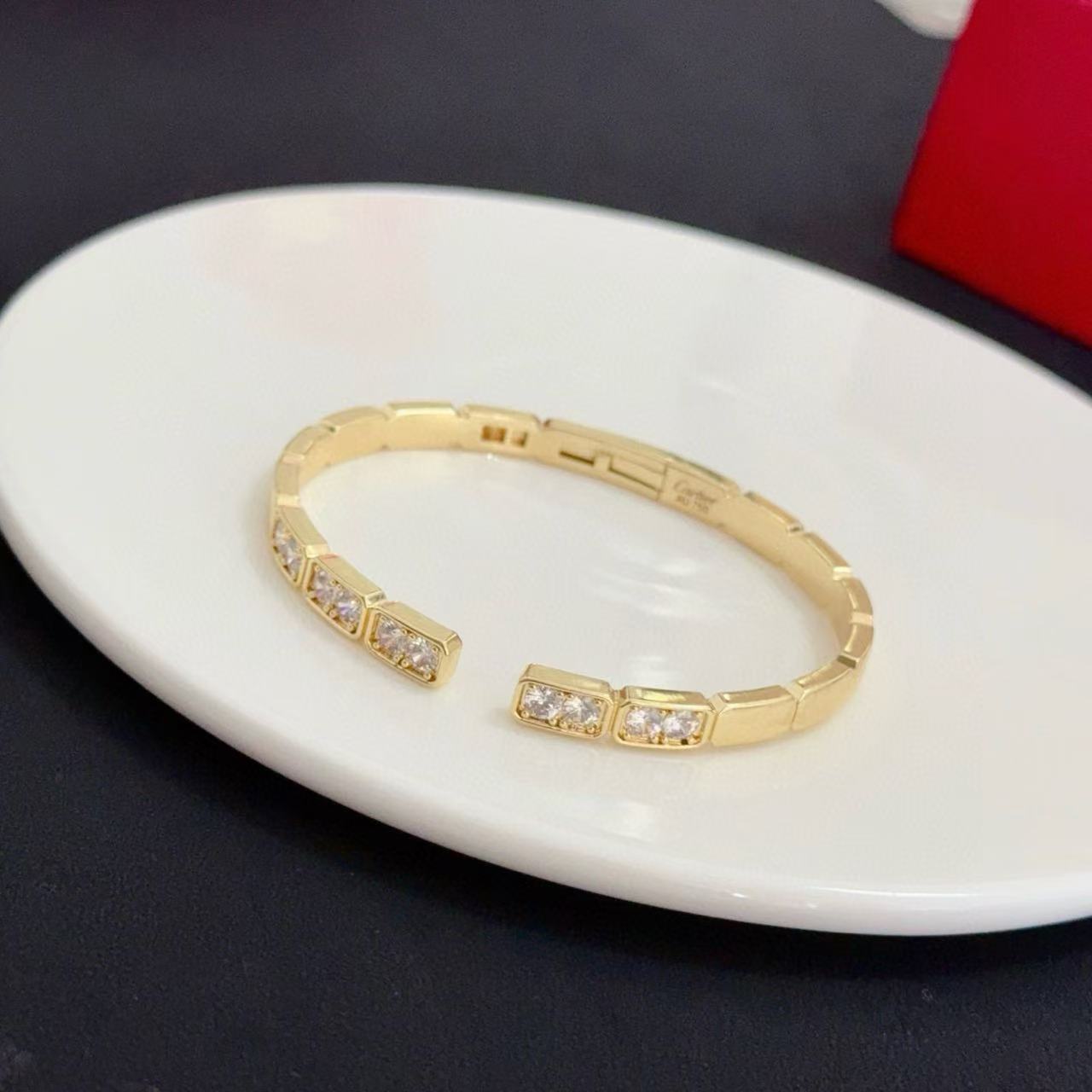 [Royal Top jewelrys]LOVE DIAMOND OPEN  BRACELET