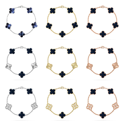 [Royal Top]CLOVER 5 MOTIF PIETERSITE BRACELET COLLECTION