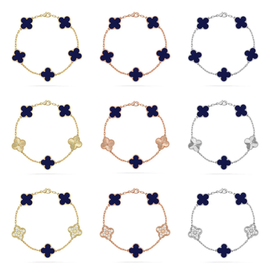 [Royal Top]CLOVER 5 MOTIF LAPIS LAZULI BRACELET COLLECTION