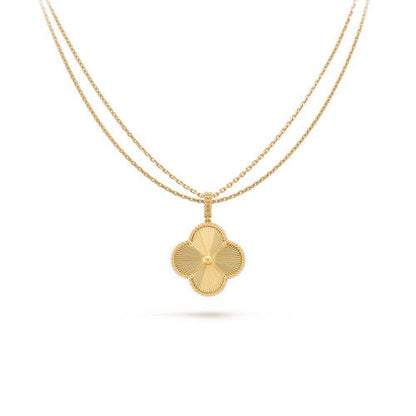 [Royal Top]CLOVER 25MM PEDANT NECKLACE GOLD