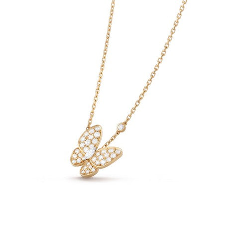[Royal Top]BUTTERFLY DIAMOND NECKLACE