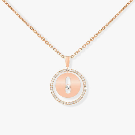 [⭐JeweliWhal]Demo MOVE PM NECKLACE PINK GOLD DIAMOND