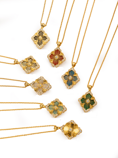 [Royal Top] B.C.L BIG SIZE  ENAMEL NECKLACE（Various colors）