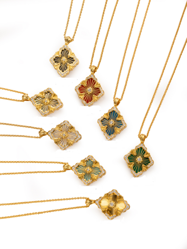 [Royal Top] B.C.L BIG SIZE  ENAMEL NECKLACE（Various colors）
