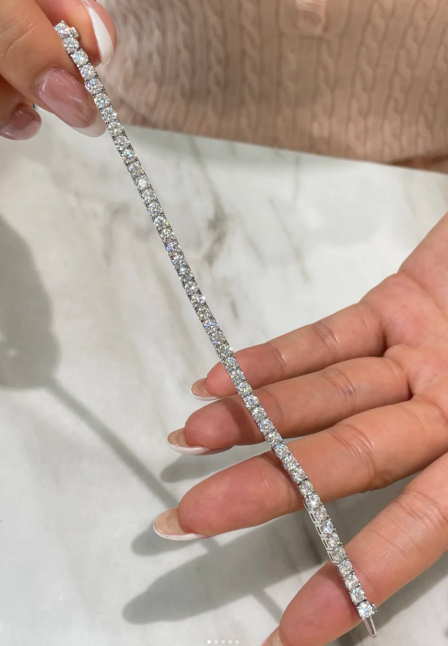 [Royal Top]  CLASSIC BASEBALL BRACELAT, 52 DIAMOND