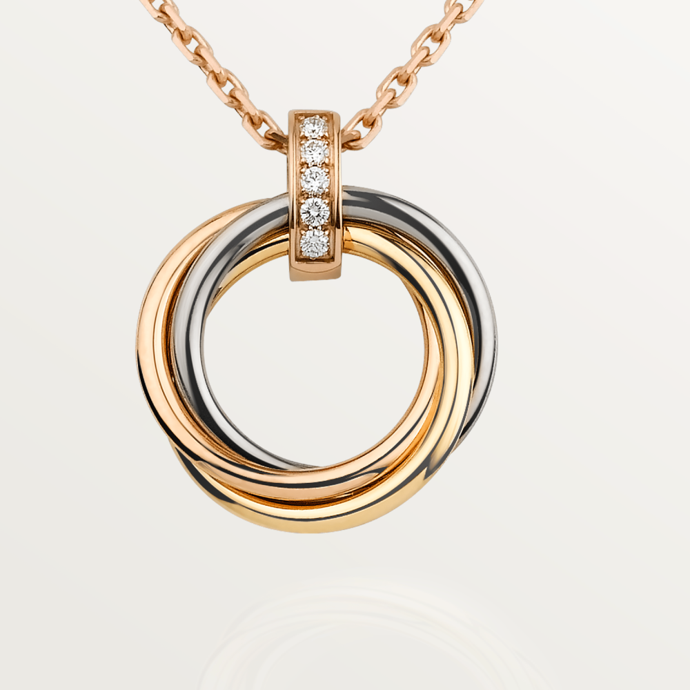 [Royal Top]TRINITY NECKLACE GOLD  DIAMONDS