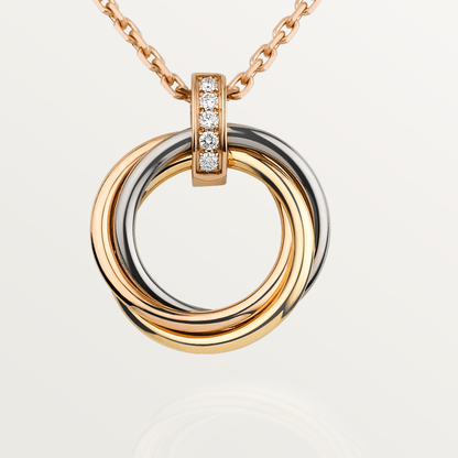 [Royal Top]TRINITY NECKLACE GOLD  DIAMONDS