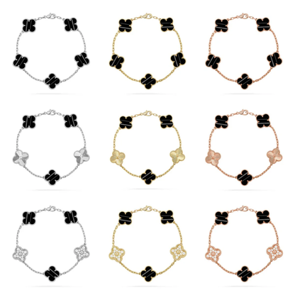 [Royal Top] CLOVER 5 MOTIF PULSAR STONE BRACELET COLLECTION