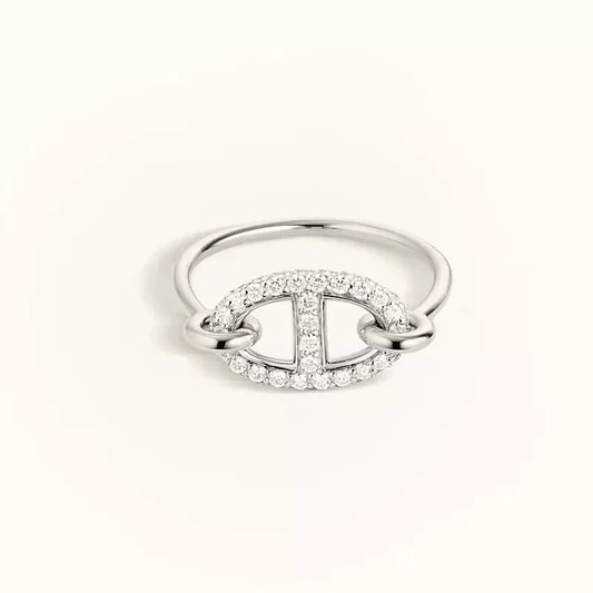 [Royal Top]RONDE SMALL SILVER DIAMOND RING