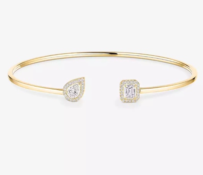 [Royal Top] M Delicate Double-Diamond Bracelet