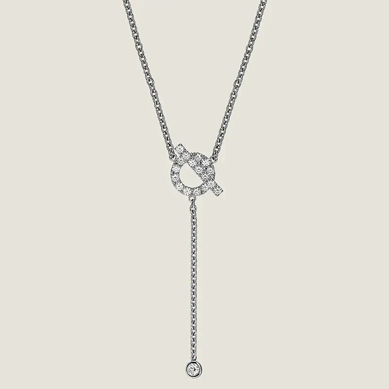 [Royal Top]FINESSE SILVER DIAMOND NECKLACE