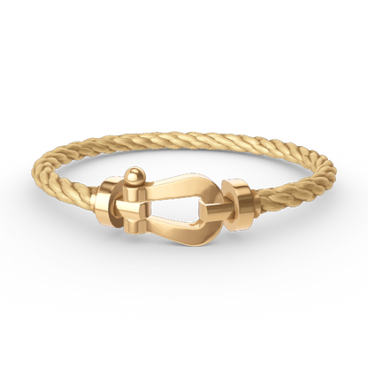 [Royal Top]FORCE LARGE HORSESHOE NO DIAMOND BRACELET GOLD