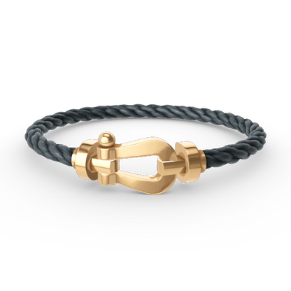 [Royal Top]FORCE LARGE HORSESHOE NO DIAMOND BRACELET GOLD