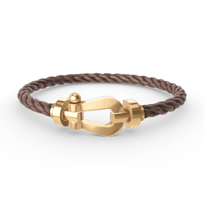 [Royal Top]FORCE LARGE HORSESHOE NO DIAMOND BRACELET GOLD