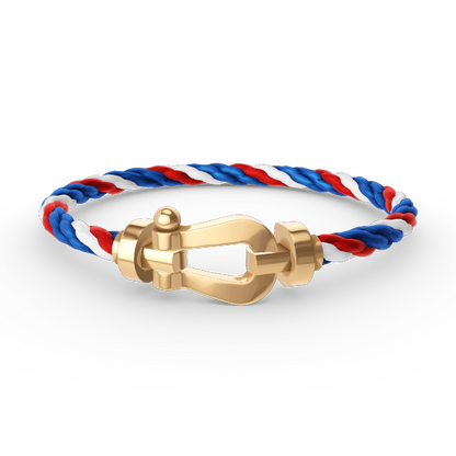 [Royal Top]FORCE LARGE HORSESHOE NO DIAMOND BRACELET GOLD