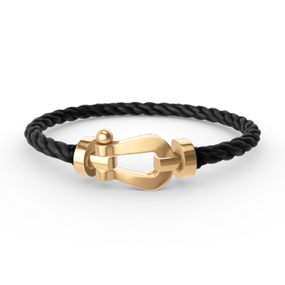 [Royal Top]FORCE LARGE HORSESHOE NO DIAMOND BRACELET GOLD