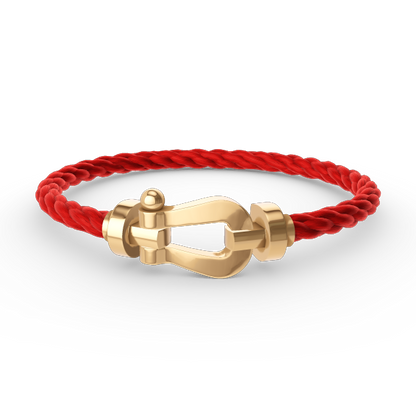 [Royal Top]FORCE LARGE HORSESHOE NO DIAMOND BRACELET GOLD