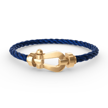 [Royal Top]FORCE LARGE HORSESHOE NO DIAMOND BRACELET GOLD
