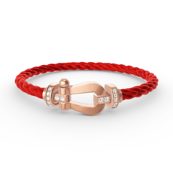 [Royal Top]FORCE LARGE HORSESHOE HALF DIAMOND BRACELET ROSE GOLD