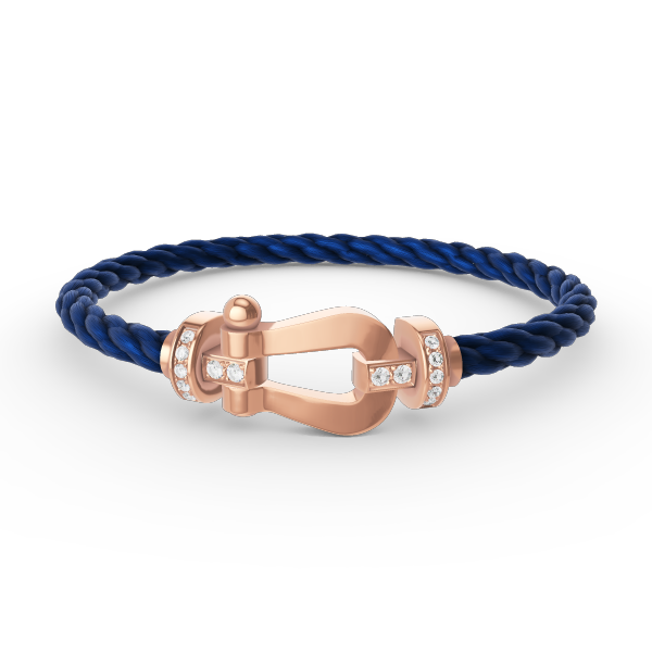 [Royal Top]FORCE LARGE HORSESHOE HALF DIAMOND BRACELET ROSE GOLD