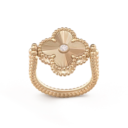 [Royal Top]CLOVER RIVERSIBLE ROSE GOLD RING