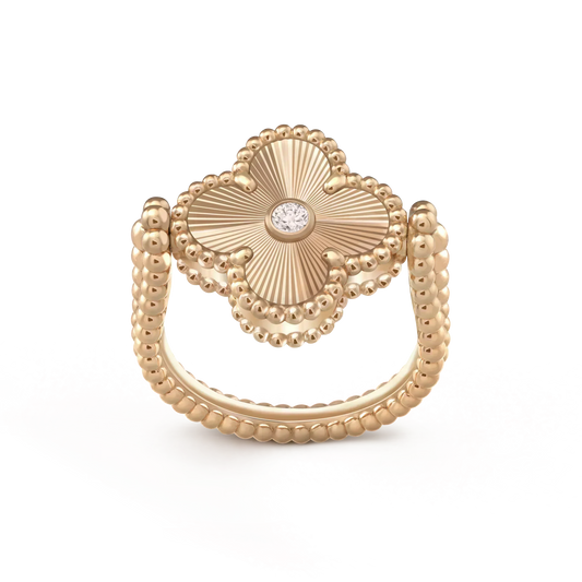 [Royal Top]CLOVER RIVERSIBLE ROSE GOLD RING