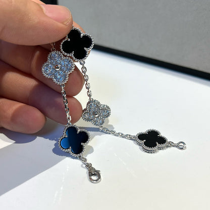 [Royal Top] CLOVER 5 MOTIF ONYXS BRACELET COLLECTION