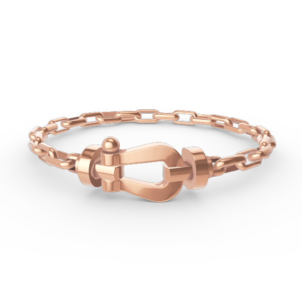 [Royal Top]FORCE LARGE HORSESHOE CLASP  METAL BRACELET