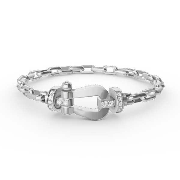 [Royal Top]FORCE LARGE HORSESHOE CLASP  METAL BRACELET