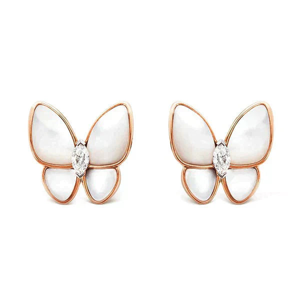 [Royal Top]BUTTERFLY MOP DIAMOND EARRINGS