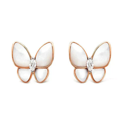 [Royal Top]BUTTERFLY MOP DIAMOND EARRINGS