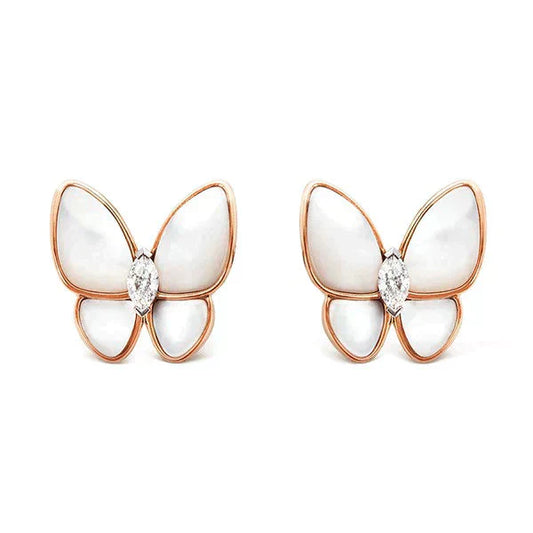 [Royal Top]BUTTERFLY MOP DIAMOND EARRINGS