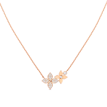 [Royal Top]STAR BLOSSOM NECKLACE PINK GOLD DIAMONDS