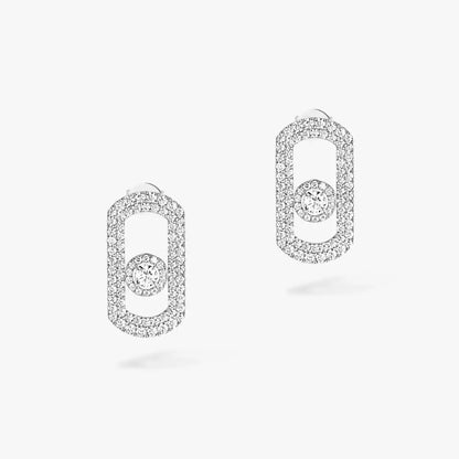 [⭐JeweliWhal]So Move Pave_-Set Diamond Earrings in Silver