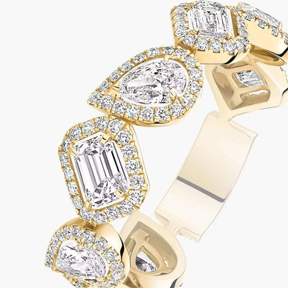 [⭐JeweliWhal]Diamond Wedding Ring My Twin