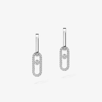 [⭐JeweliWhal]Move Link Diamond Earrings
