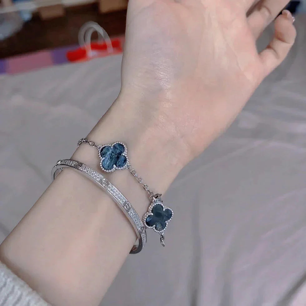 [Royal Top]CLOVER 5 MOTIF PIETERSITE BRACELET COLLECTION