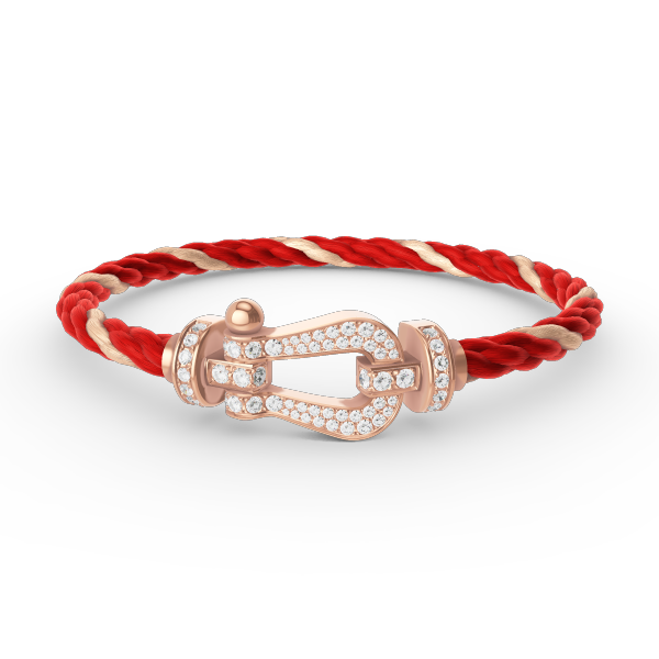 [Royal Top]FORCE LARGE HORSESHOE FULL DIAMOND BRACELET ROSE GOLD