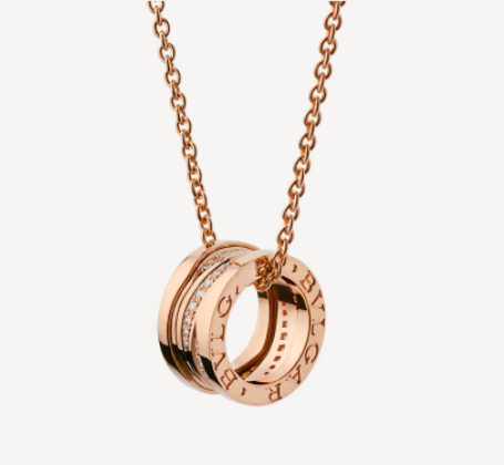 [Royal Top]ZERO 1 PINK GOLD DIAMOND NECKLACE
